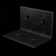 Simpson Strong-Tie HL35PC - HLPC 3-1/4 in. x 5 in. Black Powder-Coated Ornamental Heavy Angle