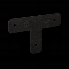 Simpson Strong-Tie APVT4 - Outdoor Accents® Avant Collection™ ZMAX®, Black Powder-Coated T Strap for 4x4