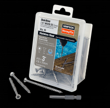 Simpson Strong-Tie T10300WP-RP45 - Deck-Drive™ DWP WOOD SS Screw - #10 x 3 in. T-25, Flat Head, Type 316 (45-Qty)