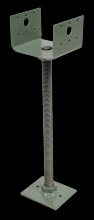 Simpson Strong-Tie PPBF44 - PPBF Adjustable Porch Post Base for 4x4