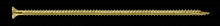 Simpson Strong-Tie SDCF221014 - Strong-Drive® SDCF TIMBER-CF Screw - 0.315 in. x 10-1/4 in. T40, Yellow Zinc (250-Qty)