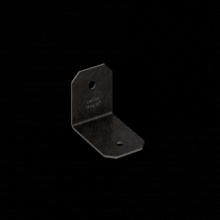 Simpson Strong-Tie APVA21 - Outdoor Accents® Avant Collection™ ZMAX®, Black Powder-Coated 90° Angle for 2x