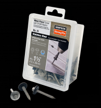 Simpson Strong-Tie T09150HWA-RP25 - Metal-Panel Screw with EPDM Washer - #9 x 1-1/2 in. Hex Head, Type 316 (25-Qty)
