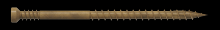 Simpson Strong-Tie FT07212R100 - Finish Trim Screw - #7 x 2-1/2 in. T10, Trim-Head, Quik Guard®, Tan (100-Qty)
