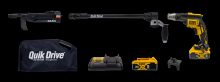 Simpson Strong-Tie PRO300SG2DC2K - Quik Drive® Cordless PRO300S Decking System w/ DeWalt® 2500 RPM Screwdriver Motor
