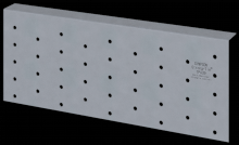 Simpson Strong-Tie TPA39 - TPA 3-1/2 in. x 9 in. 20-Gauge Galvanized Tie Plate