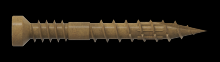Simpson Strong-Tie FT07114R500 - Finish Trim Screw - #7 x 1-1/4 in. T10, Trim-Head, Quik Guard®, Tan (500-Qty)