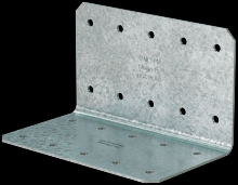 Simpson Strong-Tie RCA335/68-R50 - RCA 3 in. x 3 in. x 5 in. 14-Gauge Galvanized Rigid Connector Angle (50-Qty)