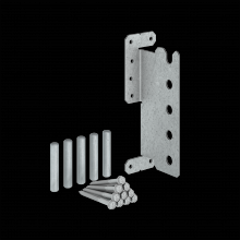 Simpson Strong-Tie CJT5ZS - CJTZ™ 12-Gauge ZMAX® Galvanized Concealed Joist Tie with (5) Short Pins