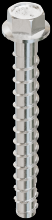 Simpson Strong-Tie THD50500H4SS - Titen HD® 1/2 in. x 5 in. Type 304 Stainless Steel Heavy-Duty Screw Anchor (20-Qty)