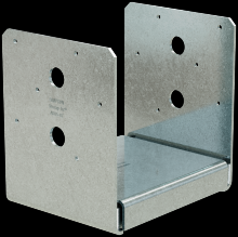 Simpson Strong-Tie ABU5-6Z - ABU ZMAX® Galvanized Adjustable Standoff Post Base for 5-1/8 in. x 6 in. Engineered Lumber