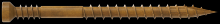 Simpson Strong-Tie FT07200MB - Finish Trim Screw - #7 x 2 in. T10, Trim-Head, Quik Guard®, Tan (4000-Qty)