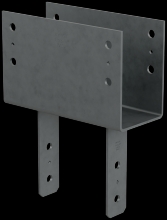 Simpson Strong-Tie CC5 1/4-8 - CC Column Cap for 5-1/8 in. Beam, 8x Post