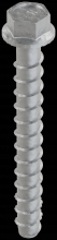 Simpson Strong-Tie THDB62600HMG - Titen HD® 5/8 in. x 6 in. Mechanically Galvanized Heavy-Duty Screw Anchor (10-Qty)