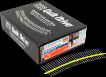 Simpson Strong-Tie DTHQ3S - Trim-Head Screw, Type-17 Point - #8 x 3 in. #2U Square Drive, Quik Guard® (1000-Qty)