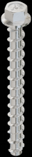 Simpson Strong-Tie THDC25300H6SS - Titen HD® 1/4 in. x 3 in. Type 316 Stainless-Steel Heavy-Duty Screw Anchor (50-Qty)