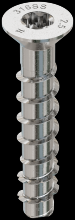 Simpson Strong-Tie THD37212CS6SS - Titen HD® 3/8 in. x 2-1/2 in. Type 316 SS Countersunk Head Heavy-Duty Screw Anchor (25-Qty)