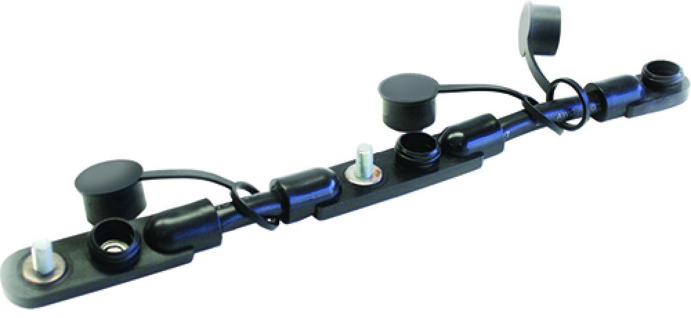 BATT CBL 2/0GA CONNECT+PROTECT 3-BATT 14&#34; BLACK