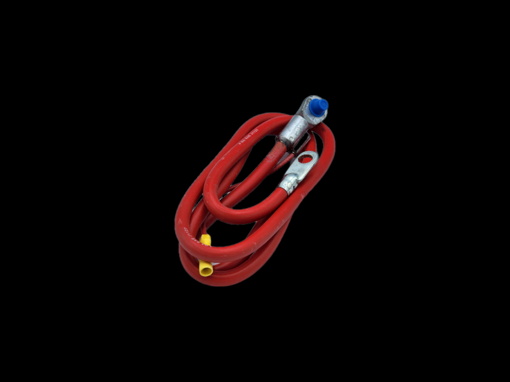 BATT CBL 4GA-SIDE TERM W/LEAD 55Inch RED
