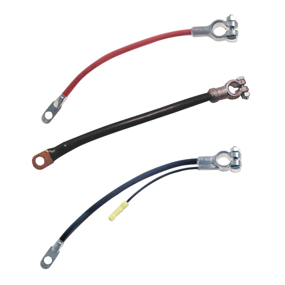 BATT CBL 4GA-TOP POST W/LEAD 65Inch RED
