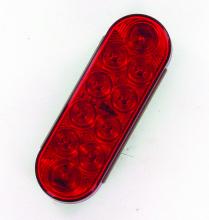 Techspan 735202 - LED LMP SLD RED S/T/T OVAL 10-DIODES