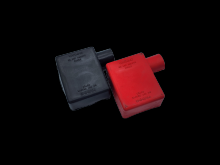 Techspan 692689 - BATT TERM BOOT [LEFT ELB] 2/0GA BLACK/RED 1PAIR