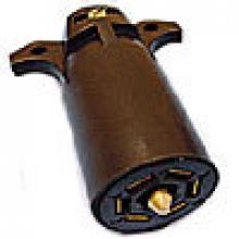 Techspan 764140 - RV CONN 7POLE PLAS PLUG TRAILER-END