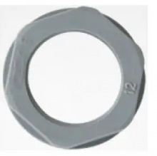 Techspan NP-48-GR - LOCK NUT NYLON GREY PG48 BLK