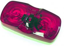 Techspan 712112 - LMP MRK RED 2X4 SQUCOR 2BULB WHT HSG
