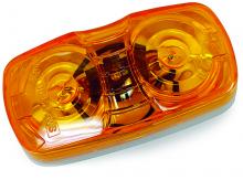 Techspan 712113 - LMP MRK AMB 2X4 SQUCOR 2BULB WHT HSG