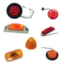 Techspan 712192 - LED LMP MKR RED 2X6 REFL 8-DIODES FTTURTLE-BACKFT