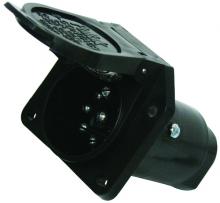 Techspan 764151 - RV CONN 9POLE PLAS SCKT TOW-VEHICLE END