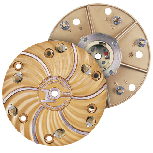 Speed Scraper - 15&#34; HEXPLATE W/ SIX #4 CHIP HEXPLATE