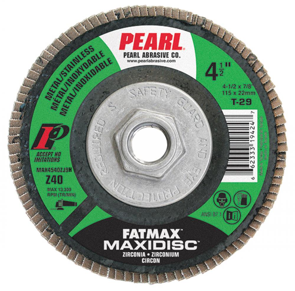 5 x 5/8-11 Fatmax™ Zirconia Maxidisc™Type 29 Shape Flap Disc
