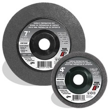 Pearl Abrasive Co. NW45GSFH - 4-1/2 x 5/8-11 SC Grey Surface Preparation Wheel, Super Fine Grit