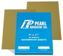 Pearl Abrasive Co. LACS0080 - 9X11 A80 PEARL WATER PROOF PAP (BX 1/50 SHEETS