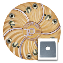 Pearl Abrasive Co. HEX17CBD3 - 17" PLATE W/12 HEX3CARB (WIP)