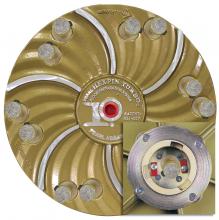 Pearl Abrasive Co. HEX1712EZCLT - 15" PLATE WITH CLUTCH AND 12 EZ PAD PINS