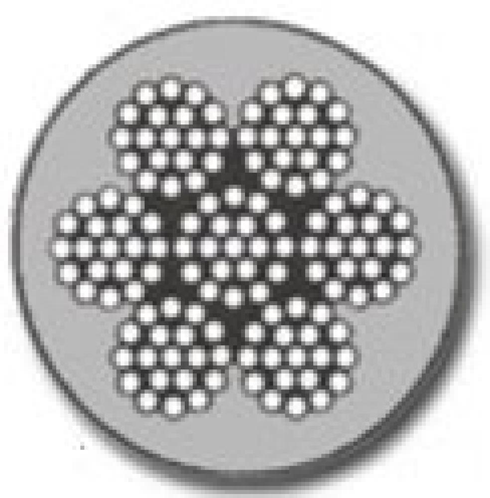 GAC 7 X 19 COATED CL.PVC  1/4&#34; to 5/16&#39;&#39;