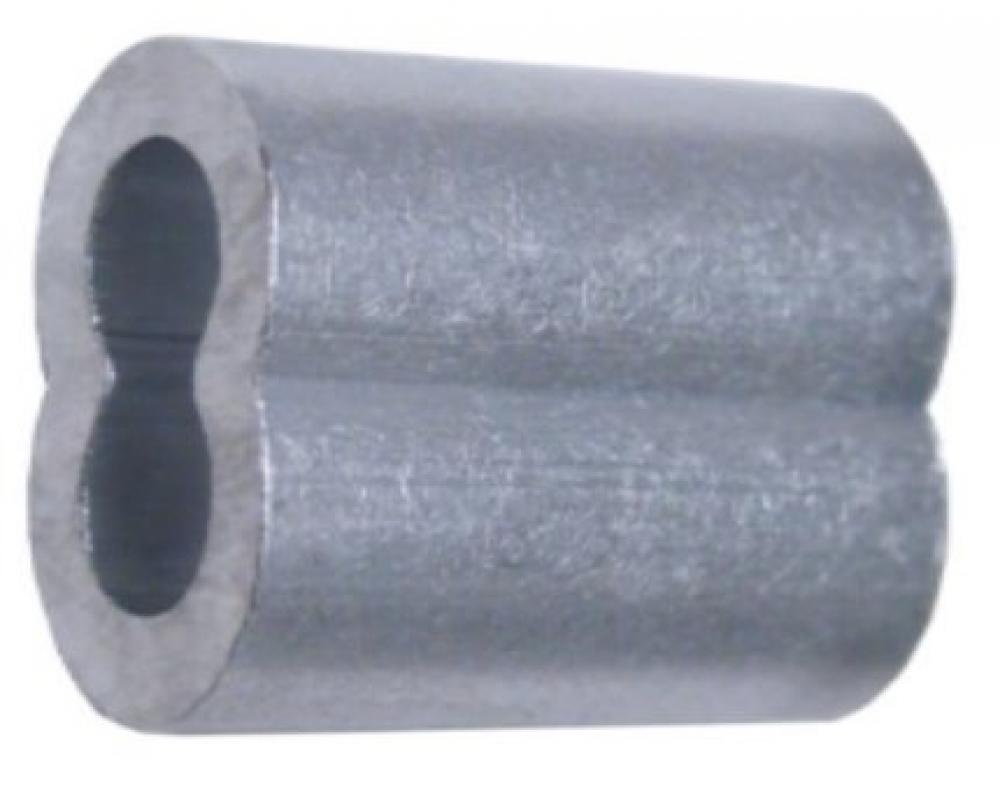 ZINC-PLATED COPPER OVAL SLEEVES    3/8 &#34;