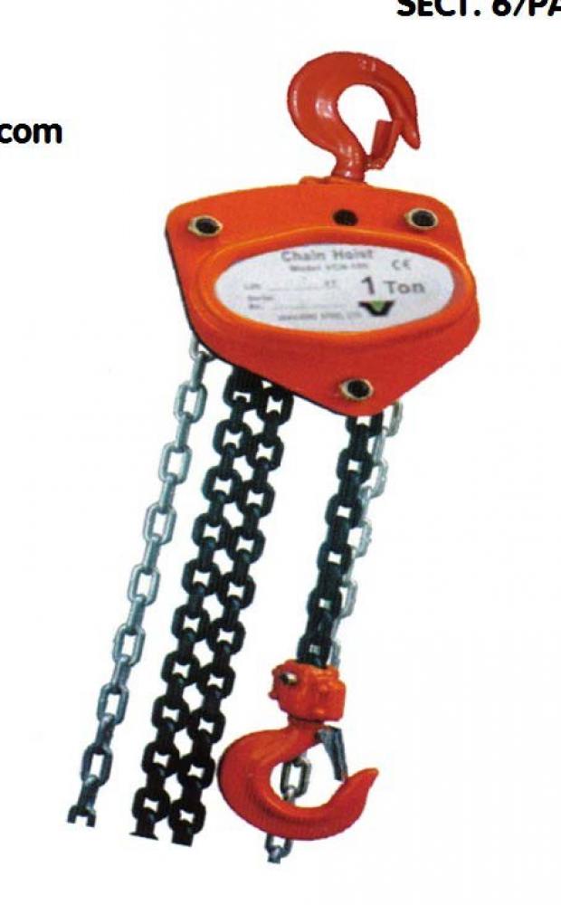 HAND HOISTS 15&#39; LIFT  0.5 T