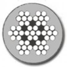Vanguard Steel 2811 1006 - 7X7 STAINLESS CABLE T302/304 WHITE PVC-COATED    1/16"