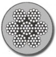 Vanguard Steel 2730 1020 - GAC 7 X 19 COATED CL.PVC  1/4" to 5/16''