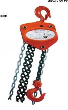 Vanguard Steel 3850 1505 - HAND HOISTS 15' LIFT  0.5 T