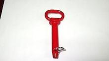 Vanguard Steel 3992 9800 - HITCH  PINS  SOLID  HANDLE  1-1/2 x 8"