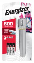 Energizer ENPMHH62 - Energizer Performance Metal Flashlight, 600 Lumens, IPX4 Water Resistant