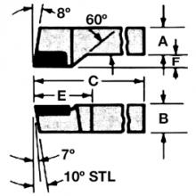 KAR Industrial Inc. 313346 - BRAZED TOOL GL8 C5