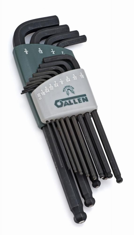 13PC MAG BALL HEX LNG 3/16-3/8