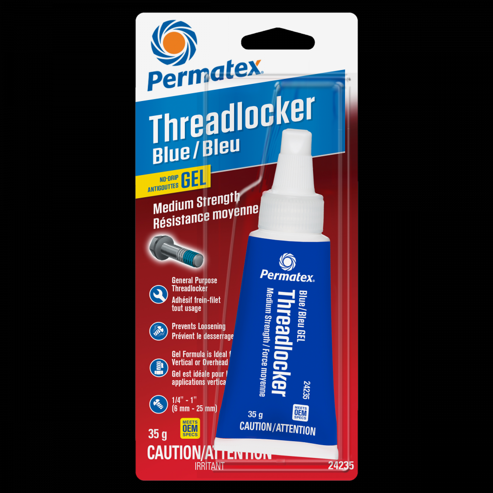 Permatex® Blue GEL Medium Strength 242 Threadlocker, 35g Tube