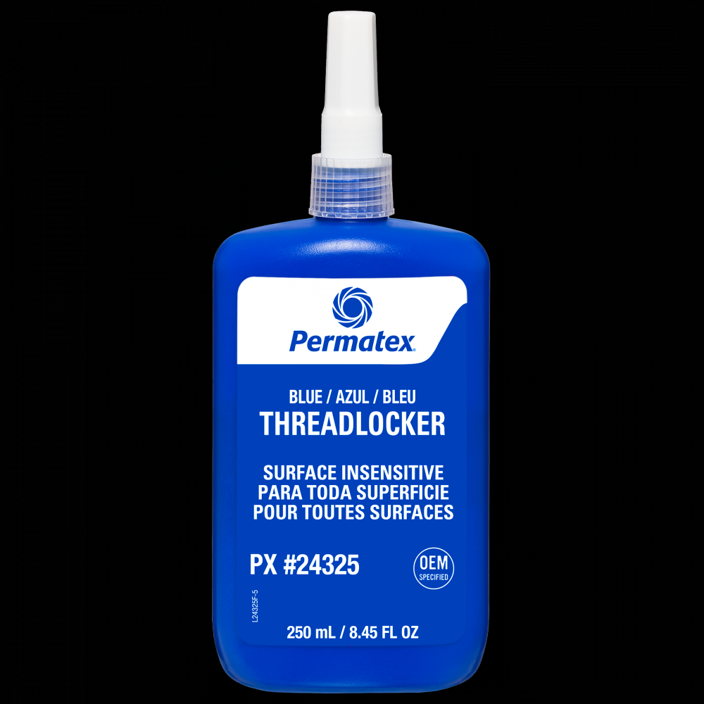 Permatex® Blue Surface Insensitive 243 Threadlocker, 250mL Bottle